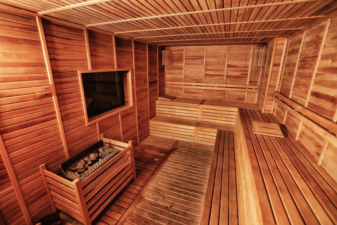 The Green Park Gaziantep Exterior photo A modern Finnish sauna